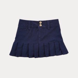 RALPH LAUREN Stretch Cotton Chino Skirt 306347